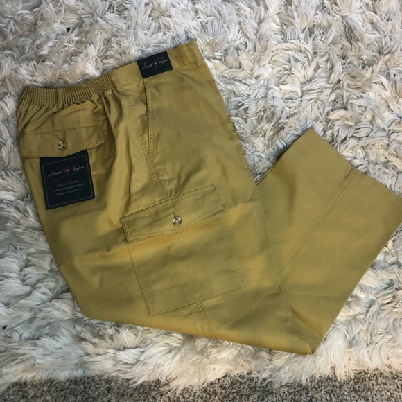 David Taylor Pants Nwt David Taylor Mens Twill Cargo Pants Poshmark